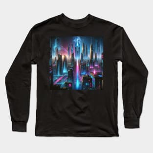 Neon Megalopolis Long Sleeve T-Shirt